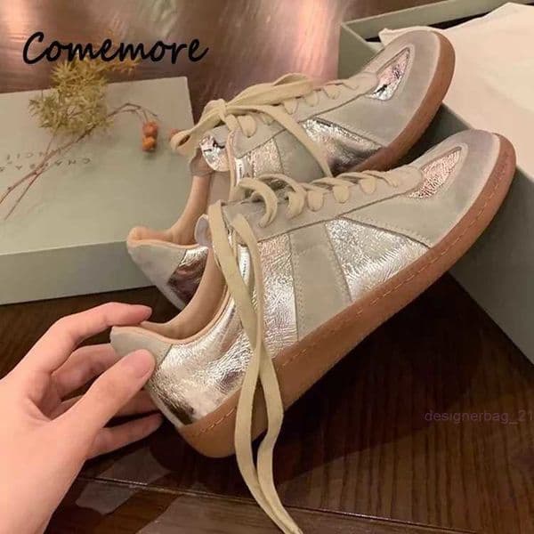 Womens Casual Leather hot High quality merchants Sneakers Lace-Up Athletic Flats Non-Slip Breathable Tennis Running Shoes for 2025
