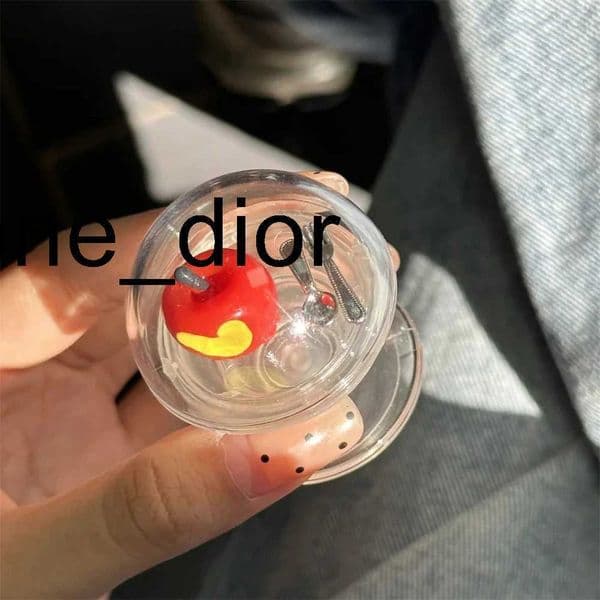 Korean Cute 3D Fork Clear Bracket Phone Grip Tok Holder Ring For iPhone 16 Pro Universal Accessories Phone Bracket Y251129