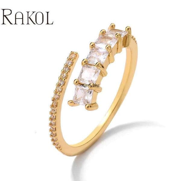 earrings RP5195 Latest Designer Fashion Jewelry Cubic Moissaniteia Crystal Pound Sterling Silver 18k Gold Plated Brass Adjustable Ring for Women for women