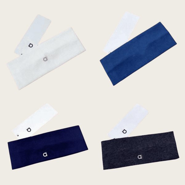 Curved Headband Delicate Designer Hair Band womens Letter Lightweight Moisture Wicking Headbands For Gym Exercise Cycling zl869