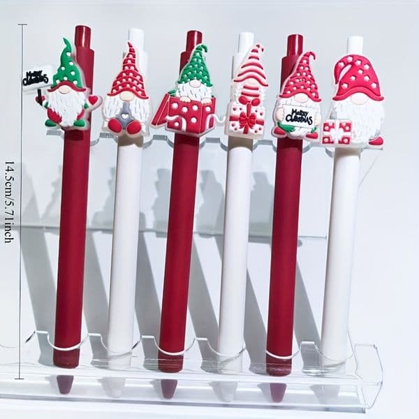 Christmas pen with luminous sticker ball, a writing utensil for students, a Christmas gift, a small party gift, and a school prize
