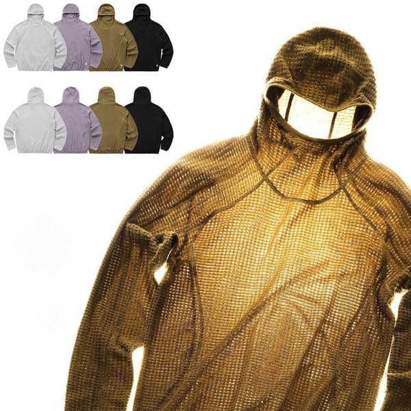 Mens air flce hooded sweater autumn and winter new lightweight thermal hoodie couple L260402