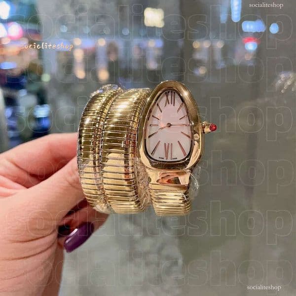 Bulgarilys Wath Designer High Quality Aaa Snake Wathes Women Dinner Material Travel Wear Materials Steel Optional Gift Box 38 Styles Very Nie Bulgariwath 2B1