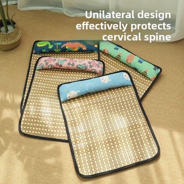 Mat, Summer Rattan with Cushion, Breathable Comfortable Pet Cooling Mat Cats and Dogs, In Stock for Wholesale