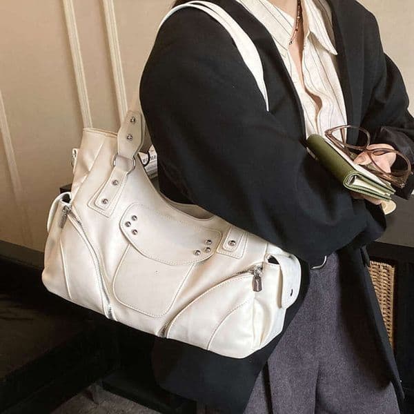 OLOEY Classic Niche Fashion Versatile Commuter 2026 Spring New Single Shoulder Handbag Large Capacity Tote Crossbody Bag