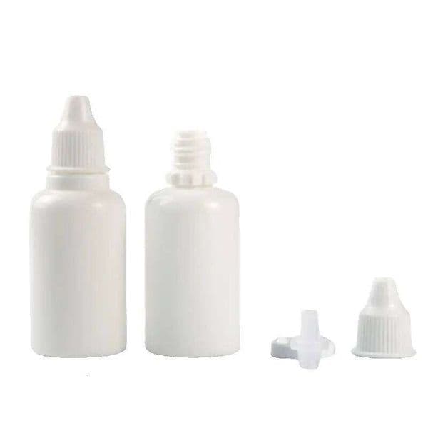 wholesale White Empty 5ml 10ml 20ml 30ml Eye Care Liquid Dropper Sample PE Squeezable Eyes Drop Refillable Bottles JL1900