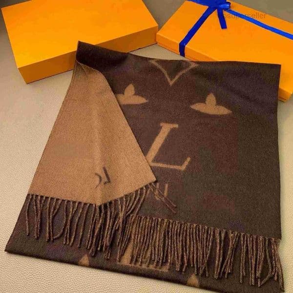 Scarf Cashmere Scarves100 Designer Wool Scarf Women and Men Long Wrap Classic plaid Silk Scarves Designer Winter warm scarf with box