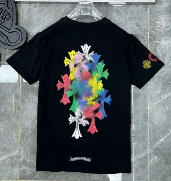 Designer Chrome Tshirt Shirt Graphic Tee Mens Designer T Shirt Designer Shirt Tshirt For Men Summer Cotton Round Neck Tees Short Sleeves Chrome Shirts cba