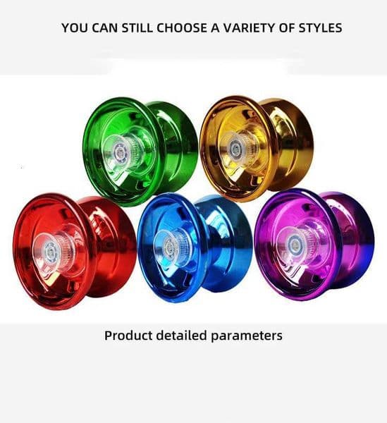 Children Beginners Professional Aluminum Metal Yoyo Ball Competitive Yoyoball Adult Kids Yoyoyoball with Accessories X260403