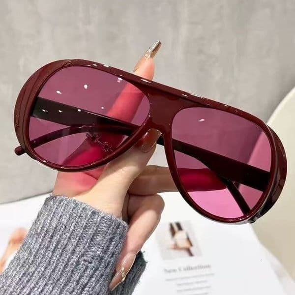 High Quality Retro Aviator Tortoiseshell Oversized Sunglasses For Men Women UV400 Protection Shades