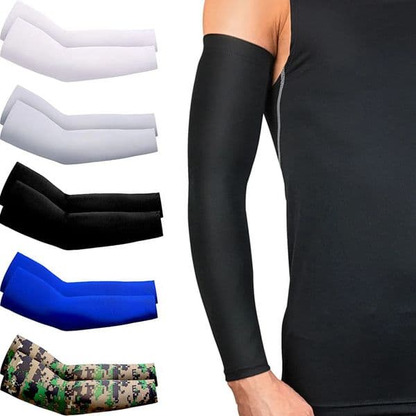 Arm Sleeves Summer Practical Sun Protection Cooling Unisex Exposed thumb Cover For Running Fishing Cycling Outdoor Sport 260312