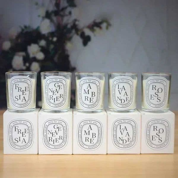 Romantic Transparent Aromatherapy Candle Lamp Gift 2025 Couple Returns Wedding Guest Gift CandleZ260403