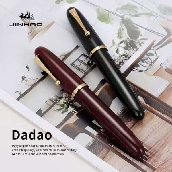 Jinhao 9019 Fountain Pen Transparent Color EF/F/M Nib Ink Student School Stationery Business Office Supplies Pens for Writing 26W0403