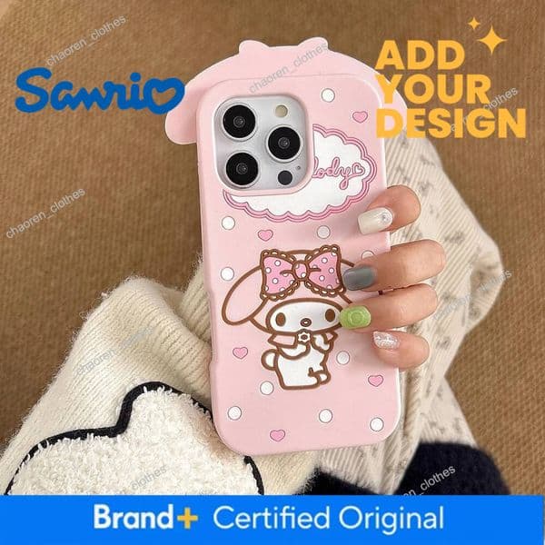 Sweet Melody 3D Silicone Soft Mobile Phone Case For Iphone SE 5 5S 7 8 Plus 11 12 13 14 15 16 17 Pro Max Luxury Goods
