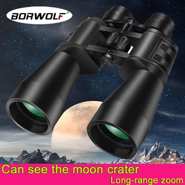 Borwolf 10-380X100 High Magnification Long Range Zoom 10-60 Times Hunting Telescope Binoculars HD Professiona Zoom 260331BJ