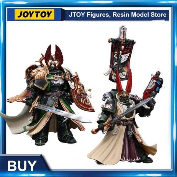 IN-STOCK JOYTOY 40k 1/18 Action Figure Dark Angels Primarch Lion Jonson Master Azrael Anime Toys Christmas Gift X260403