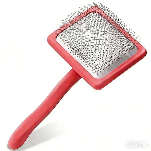 Long Pin Slicker Brush for Large Dogs Professional Deshedding Grooming Comb for Removing Thick Loose Undercoat
