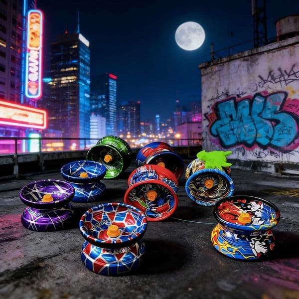 Alloy Yoyo Ball Childrens Metal YOYO Ball Idling Long lasting Rotation Stable Entry Type Yoyo Ball Competitive Boy Toy X260403