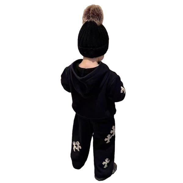 2026 Designer Children Hoodies 2Pcs Hoodie Pants Set Babies Autumn Sports Suits Girls Casual Hooded Outfits Tracksuits Kids Clothing Sets