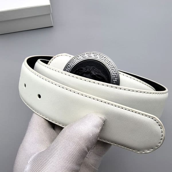 Designer Belt Men Belt Women 3.8cm Width Belts Fashion Medusa Buckle Classic Simple Brand Luxury Woman Belts Good Quality AAAAA Man Waist Belts Bb Simon Belt