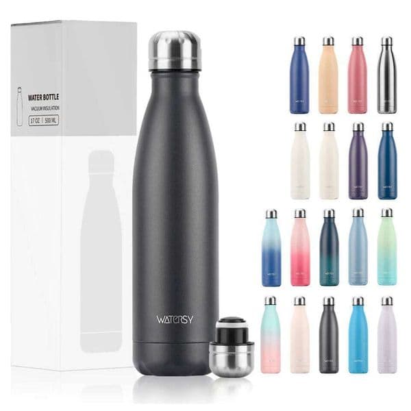 500ML Stainless Steel Thermal Double Vacuum Flasks Insulated Cup for Hot and Cold Sports Water Bottle Car Travel Mug 26Y0403