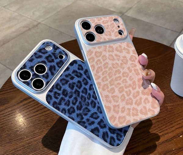 Fashion LeoPard Pattern Shockproof Phone Case For iPhone 17 16 15 14 13 12 Pro Max Protective Cover Z260522
