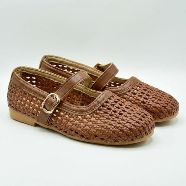 Womens Square Toe Mary Jane Flats Woven Mesh Openwork Ballet Shoes Comfortable Slip On Flat Sandals for Party Office Daily 260325
