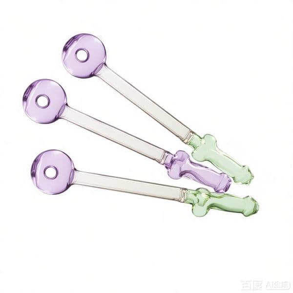 Wholesale Newest design 14cm Colorful Glass Oil Burner Pipe Thick heady Smoking straw tube nails Pipes for smoking