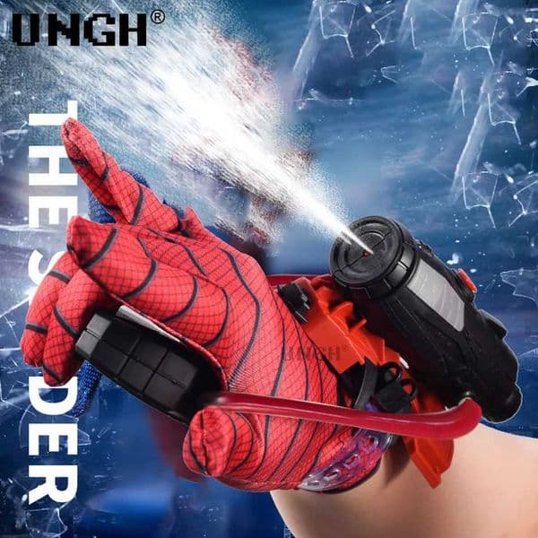 UNGH Spider Launcher Water Gun Summer Beach Wrist Shooting Game Toy Plastic with Gloves For Children Water Fight Game X260403