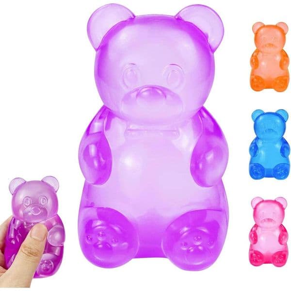 Balls, Bear Toy Taba Squishy Toys Kids Stress Relief Squeeze Balls for Valentines Day Birthday Gifts Party Favors-Purple edb 861