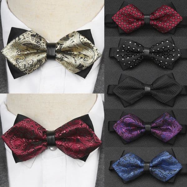 Men Bowtie est Butterfly Knot Mens Accessories ious Bow Tie Black Cravat Formal Commercial Suit Wedding Ceremony Ties 260403
