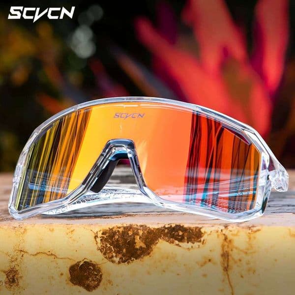 SCVCN New Outdoor Road Riding Sunglasses Sports Running Goggles Men's Mtb Bicycle Glasses Women Cycling Climbing Eyewear