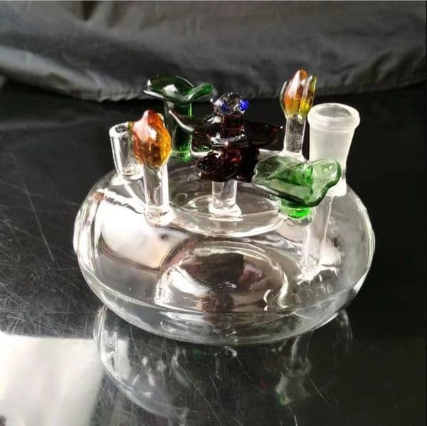 Smoking Pipes bongs Manufacture Hand-blown hookah Flower bed glass hookah kettle