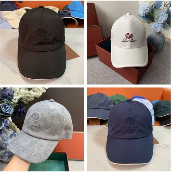 Wide Brim Hats Bucket Hats Ball Caps baseball cap hat for women designer Mens Caps Fashion Ball Cap loro cotton piana cashmere fitted autumn snapback embroidery