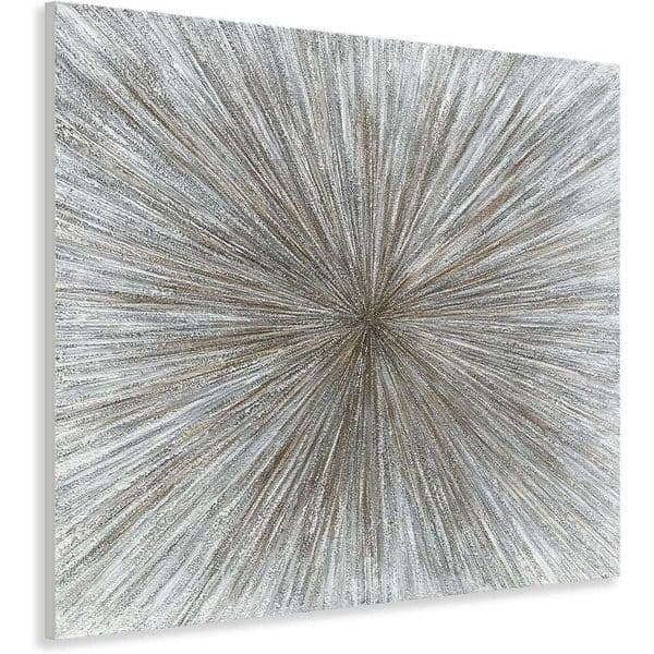 Yihui Arts Abstract Sunshine Wall Art - Hand-Painted Square Painting for Office, Hallway, Fireplace Decor with Stunning Artwork and Pictures