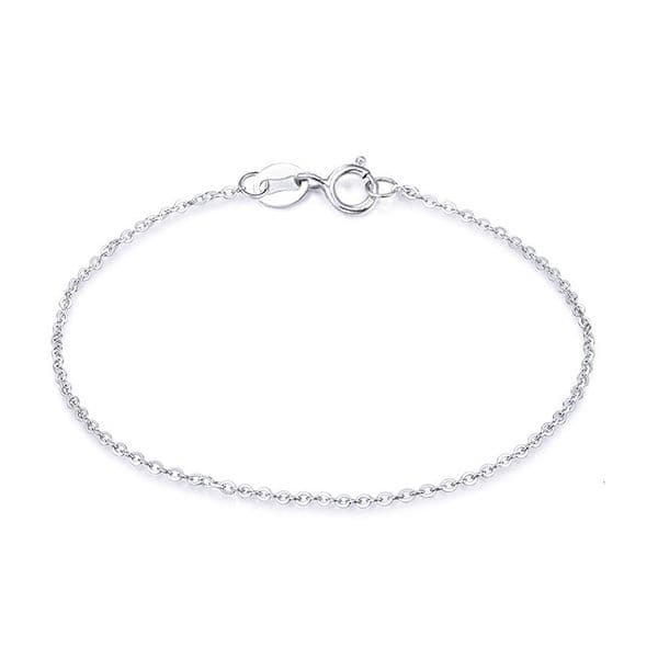 LABB Real 18K Gold Bracelet Pure Au750 Flash O Plain Chain DIY Simple Small Fresh Bracelet Womens Boutique Jewelry Gift B0056 250121