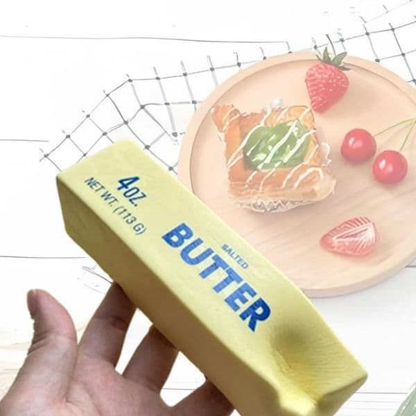 2026 New Stick Slow Rise Squeeze Realistic Sticky Butter Soft Fake Food Scented Sensory Fidget Toys Decompression Toy Toys