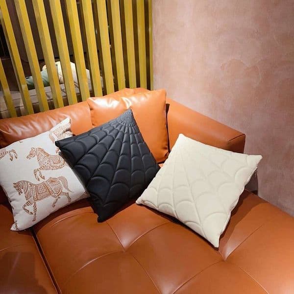 French Style Horse Cream Pillowcase Melad High-end Brown Living Room Sofa Backrest Bed Cushion