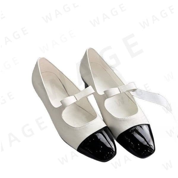 2026 Women's Two-Tone Bow Flats - Adjustable Strap, Multi-Colors, Comfort Sole, Soft Lining, Cushioned Insole, Premium Material, Ideal for Daily/Leisure/Party Outings-4