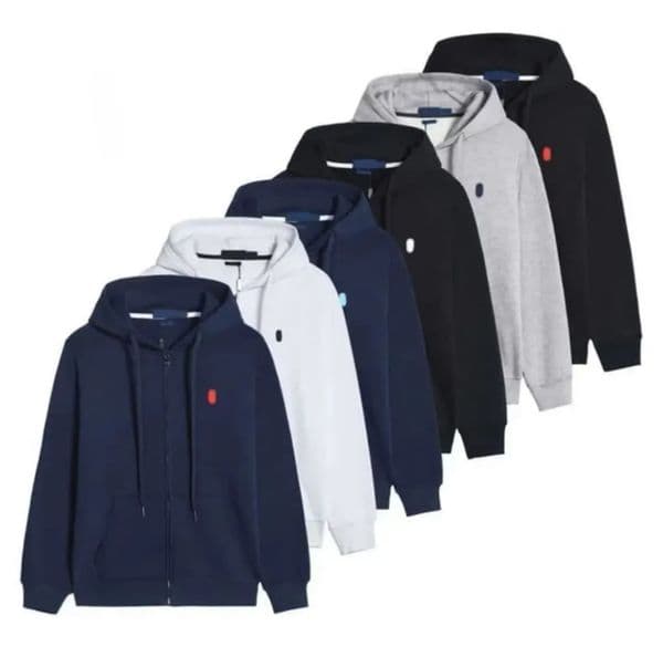 Designer Mens Hoodies Sweatshirts Zip Up Men Polos Women Cotton Cardigan Winter Fashion Hooded Pullover Casual Activewear Jacket S5XL