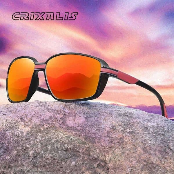CRIXALIS Oversized Square Sunglasses Men Women Fashion Anti Glare Mirror Driving Sun Glasses Male Outdoor Beach Shades UV400