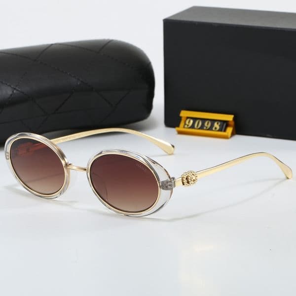 Designer Oval Sunglasses for Women Fashion Pink Frame Retro Style Sun Glasses Outdoor UV Protection Stylish Eyewear for Driving Travel Daily Use