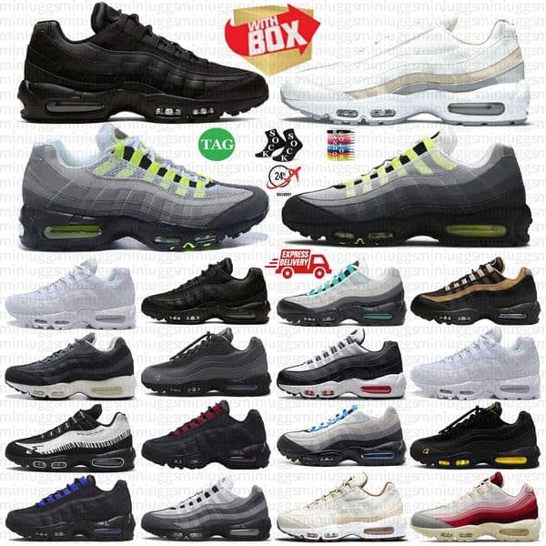 sneakers running shoes95 Orange Camo Big Bubble Neon Pink Foam Anthracite Greedy Honey Black Cactus Flower Brown Leather Solar Red Granite