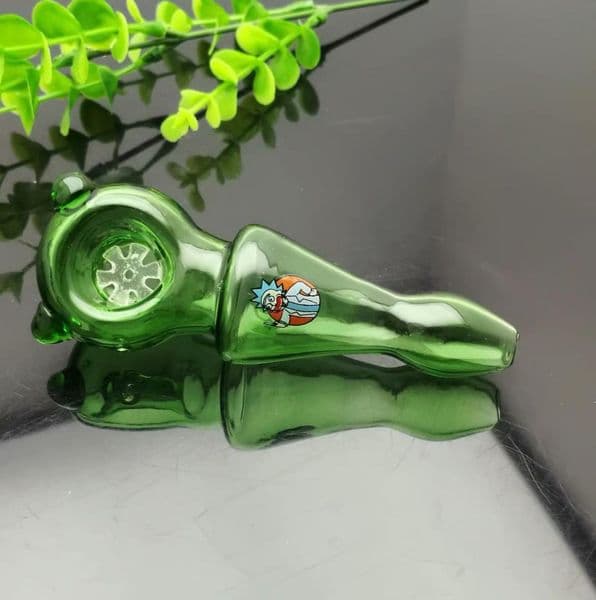 Coloured ear pipe Wholesale Glass Water Pipes Tobacco Accessories Glass Ash Catcher