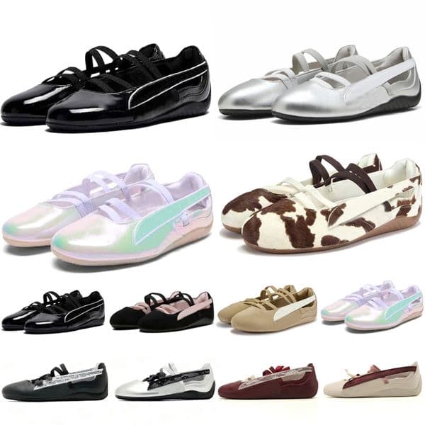 Ballet Shoes Women Dress Shoes Flat Designer Sneaker Patent Leather Black White Leopard Lace Red Pearlized Silver Pink Formal Sneakers Ballerina Casual Sandals