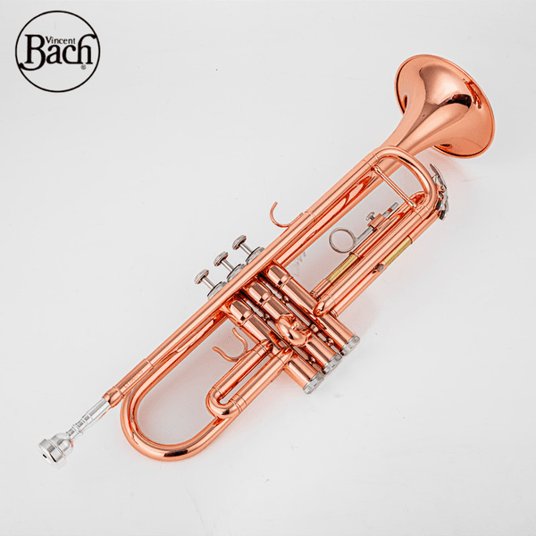 Vincent BACH High Grade LT180S-43 Trumpet Professional Bb Tune Rose Gold Brass Plated with Case Nozzle