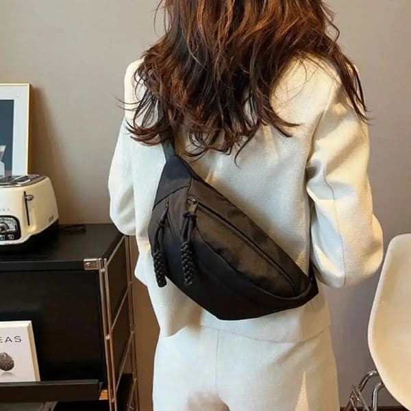 Half Moon Womens Chest Bag Oxford Cloth Large Capacity Crossbody Multifunctional Waterproof Waist Bags Travel 260403BANJIA