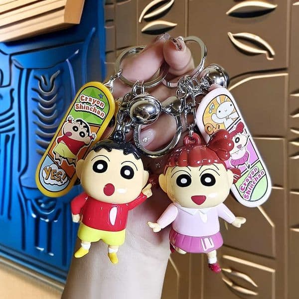 Official Partner Skateboard Series Keychain Nini Ah-Dai Plush Cartoon Backpack Pendant for Girls S2604032ILS
