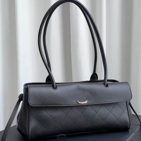 26S Baguette Bag Long Handle Tote Bag 10A Horizontal bag Designer Bag Hobo Bag Diamond Lattice Grainreal Leather Shoulder Bag Elegant Stylish Underarm Briefcase