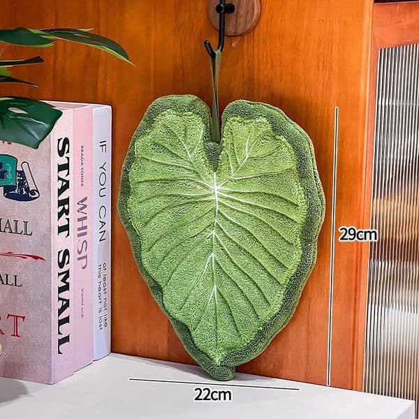 Green Plant Handkerchief Hand Towel Kitchen Towels Hanging Cleaning Towel Super Absorbent Bathroom Kitchen Accessories 260402
